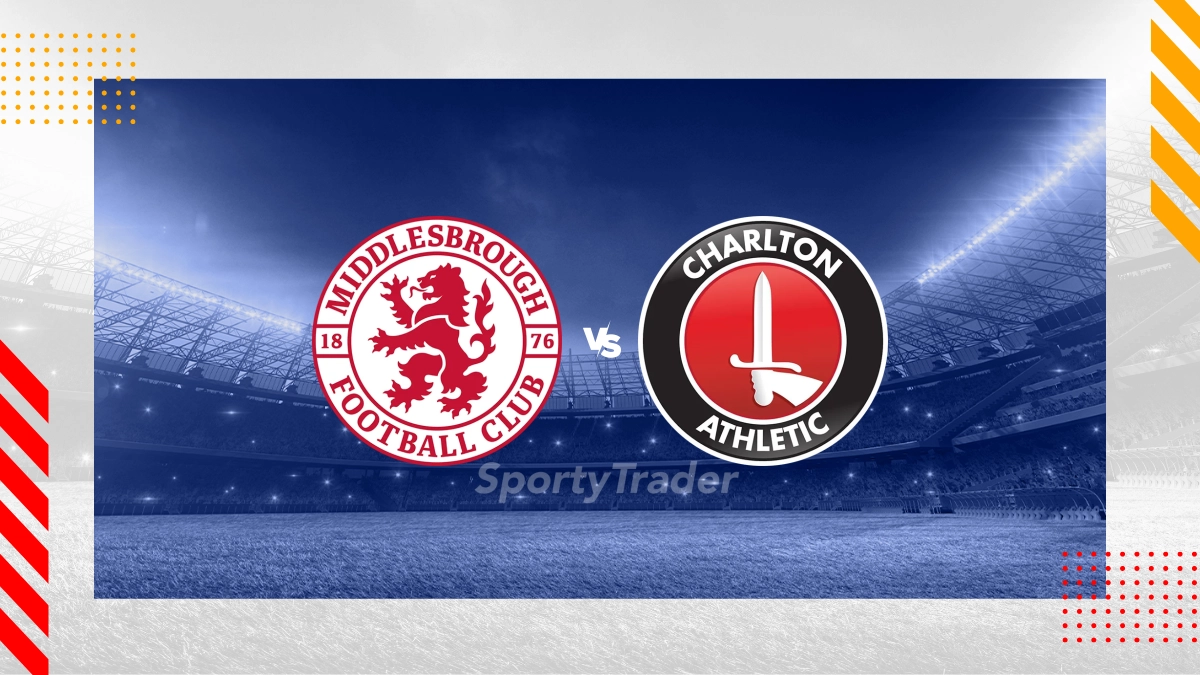 Pronostic Middlesbrough vs Charlton Athletic