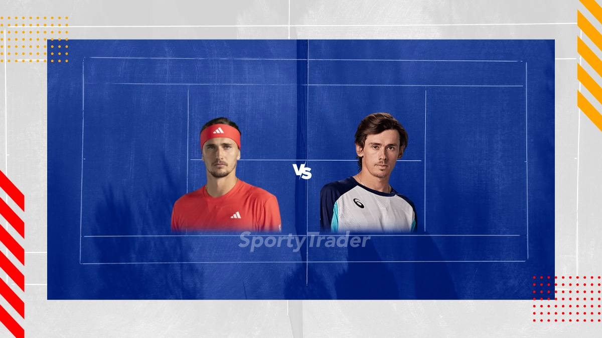 Palpite Alexander Zverev vs Alex De Minaur