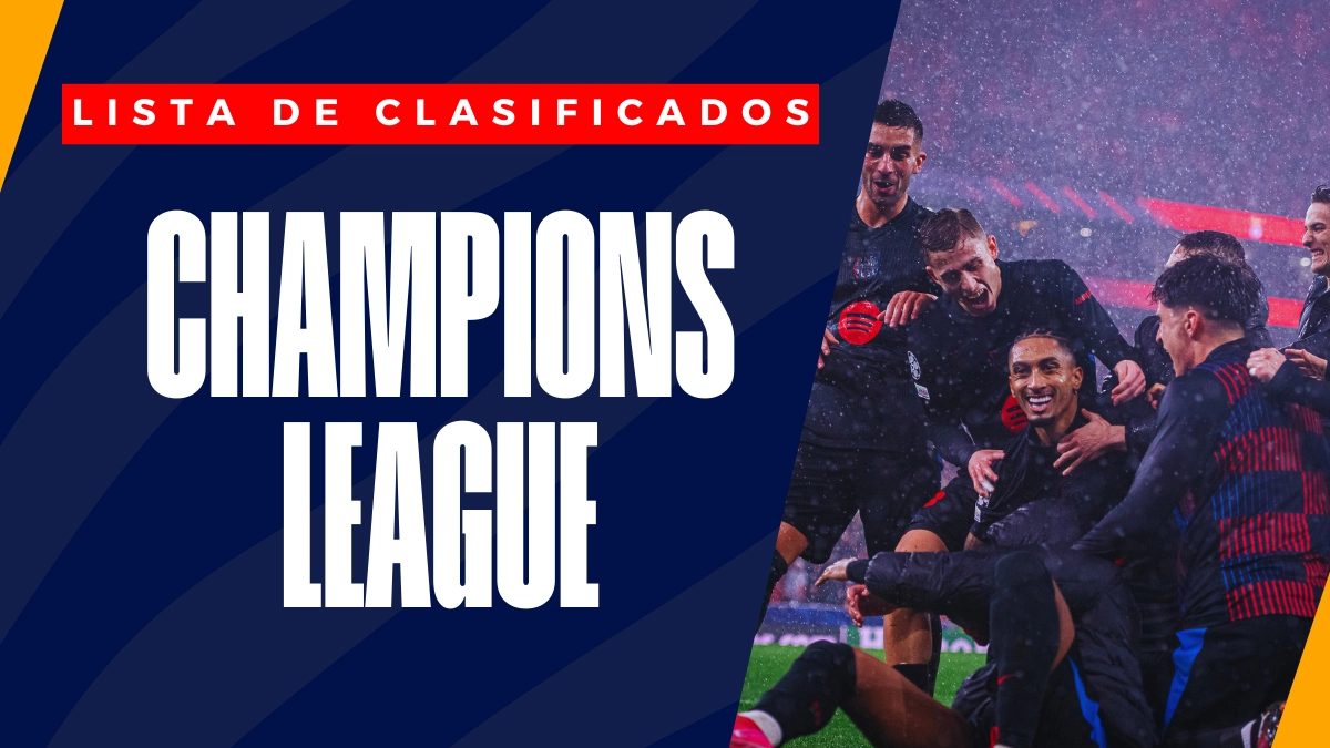 Champions League: cuáles son los clubes clasificados a octavos de final