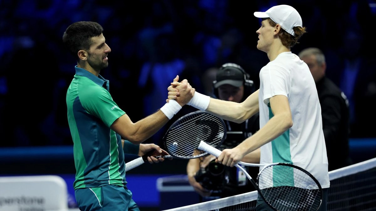 Novak Djokovic e Jannik Sinner