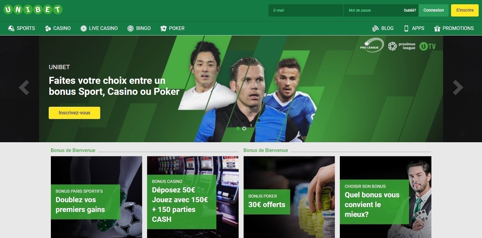 Unibet Belgique