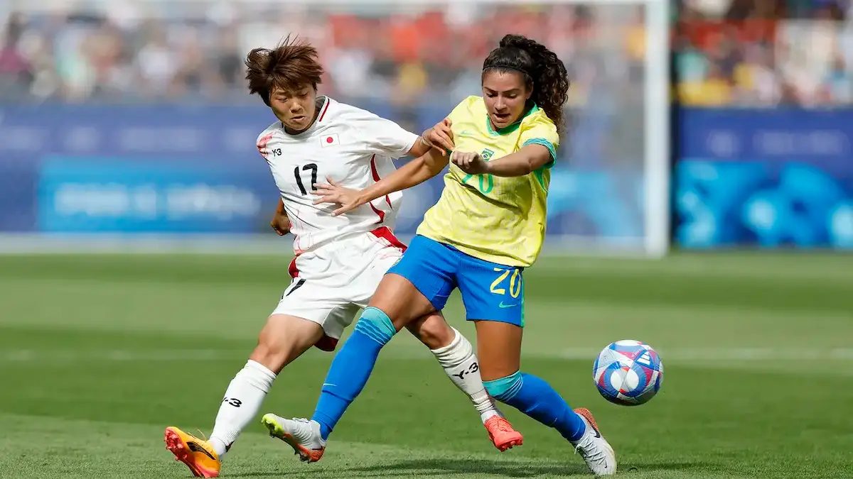 Jogo entre Brasil e Japão da seleção feminina 