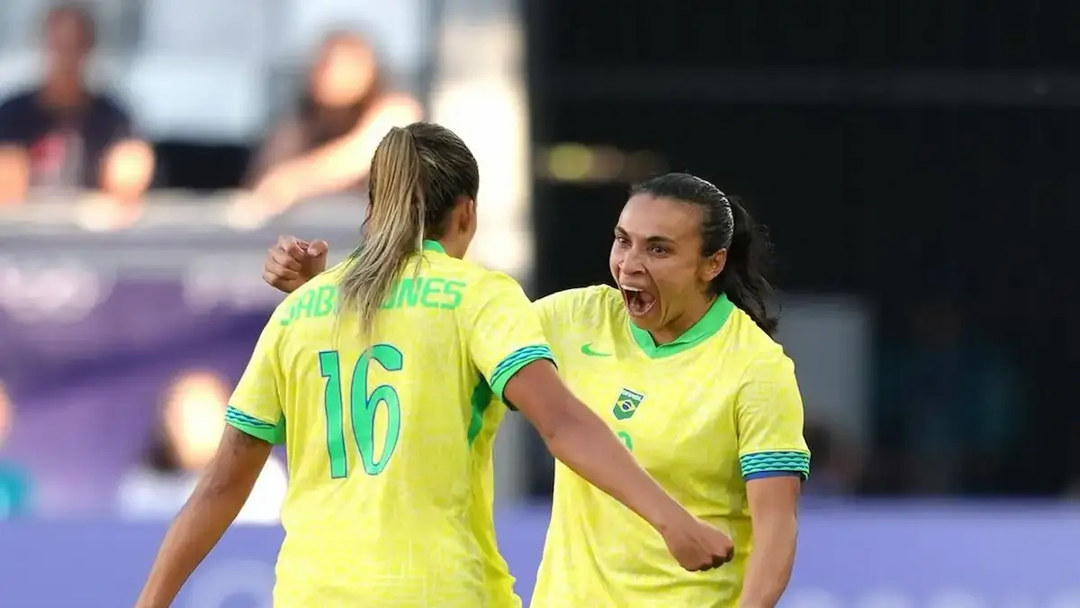 Jogo entre Brasil e Nigéria da seleção feminina 