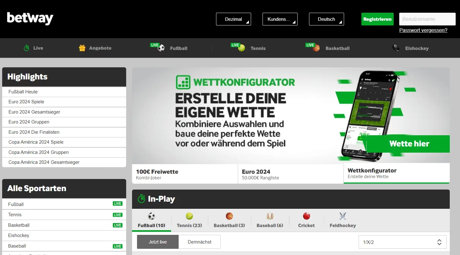 Betway - Wie wettet man bei dem Bookie?