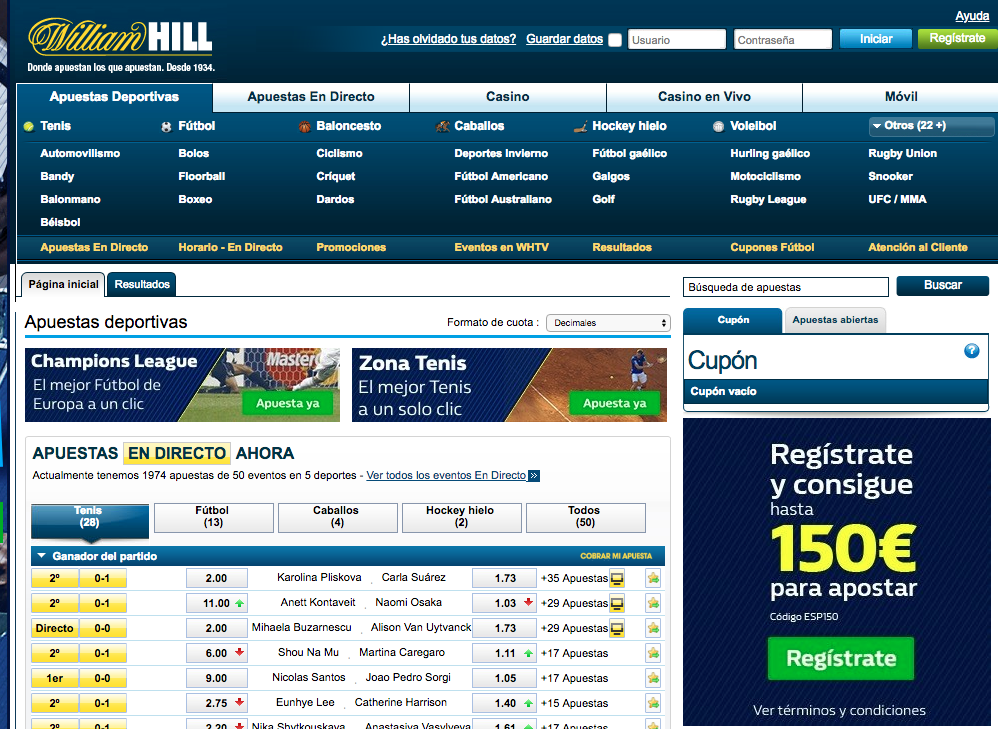 William Hill Casa de apuestas