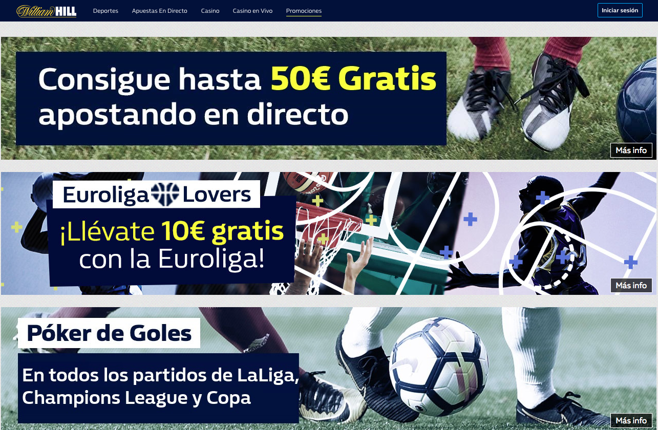 William Hill promociones