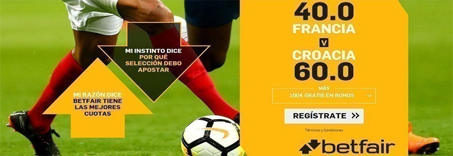 Apuesta en el Mundial con Betfair