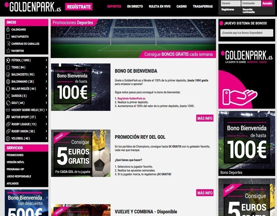 ¿Por qué elegir Golden Park sport?