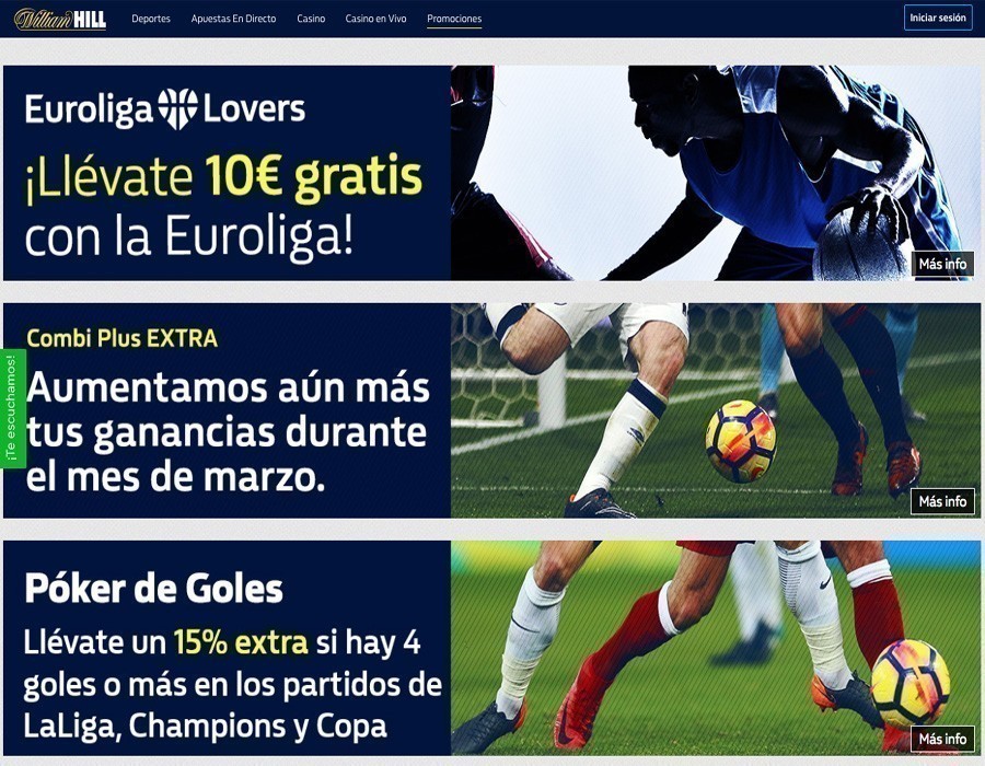 ¿Por qué elegir William Hill sport?