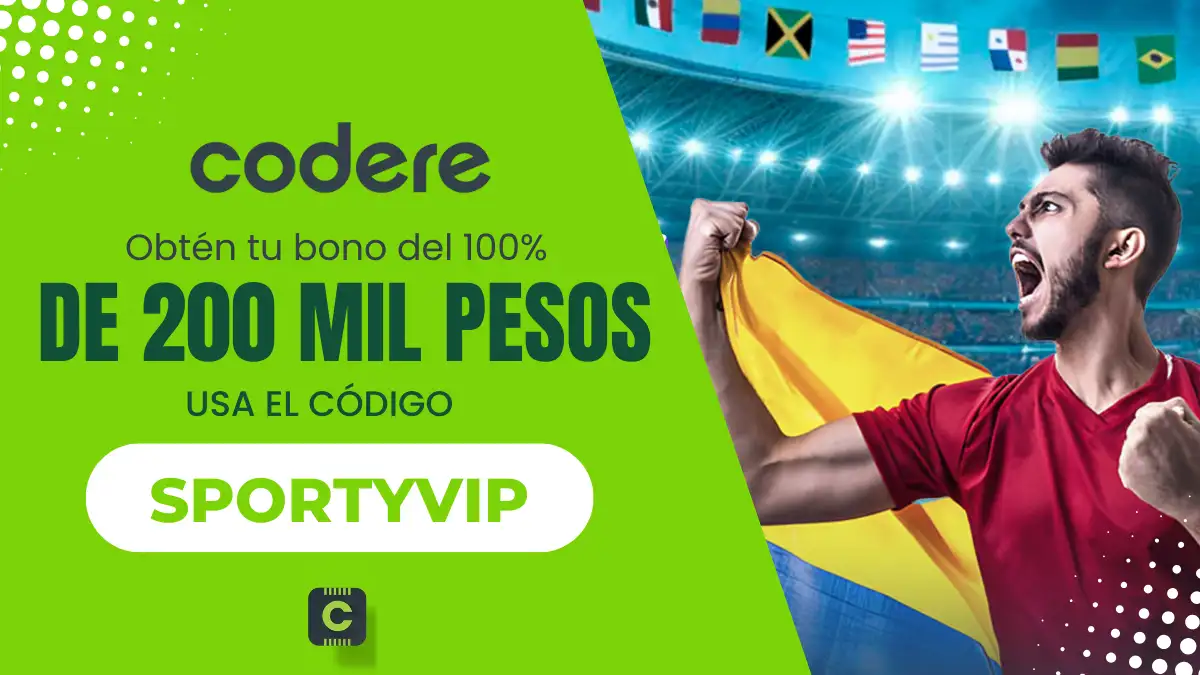 Bono de bienvenida Codere Colombia