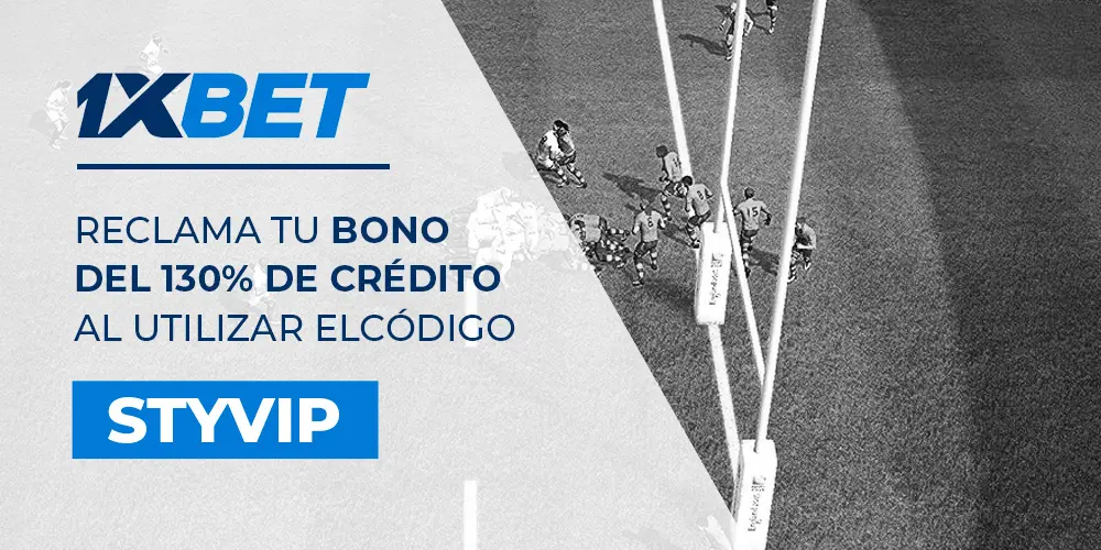 Oferta para apostar en el Mundial de rugby 1xbet