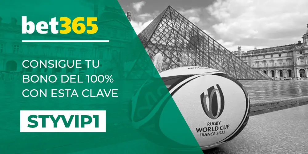 Oferta para apostar en el Mundial de rugby BET365