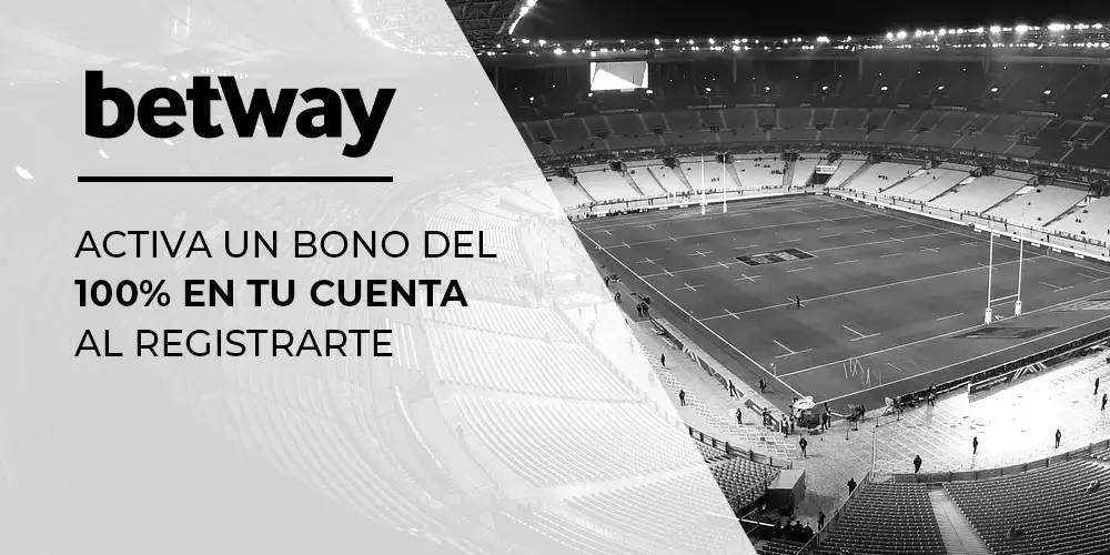 Oferta para apostar en el Mundial de rugby Betway