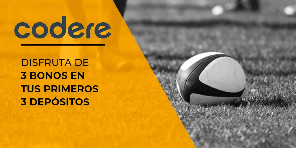 Oferta para apostar en el Mundial de rugby Codere