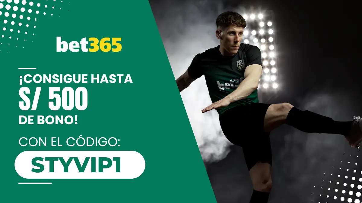 Promoción de bienvenida Bet365 Perú 