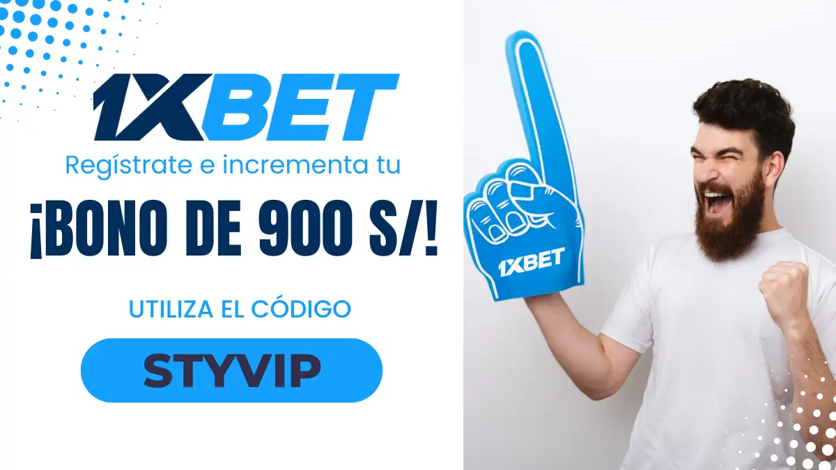 1xBet Perú - Bono de bienvenida