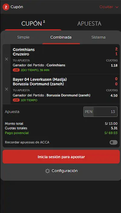 Betsafe apuestas combinadas