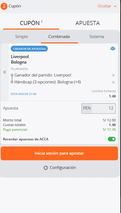 Betsson Combinada