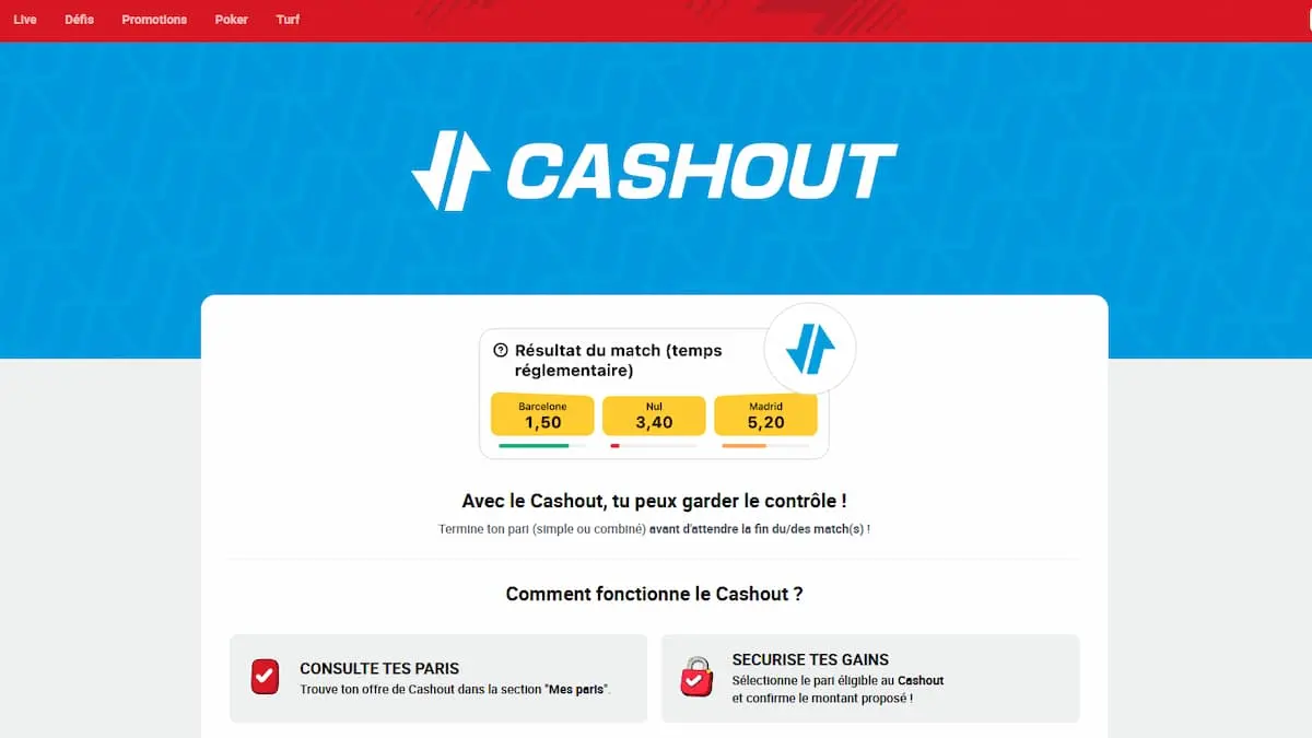 Cash Out Betclic