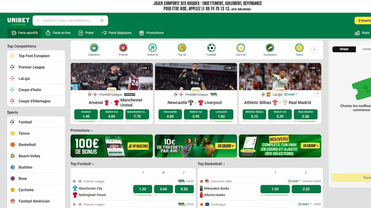 Supprimer son compte Unibet