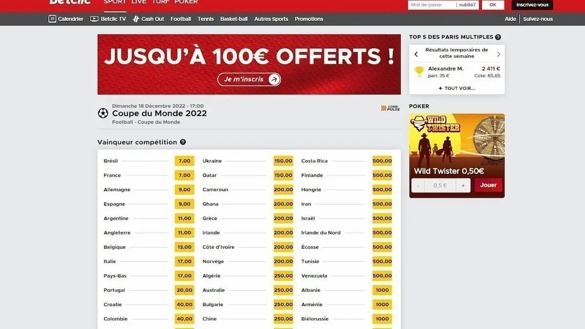 Comment utiliser les 100 euros Betclic ?