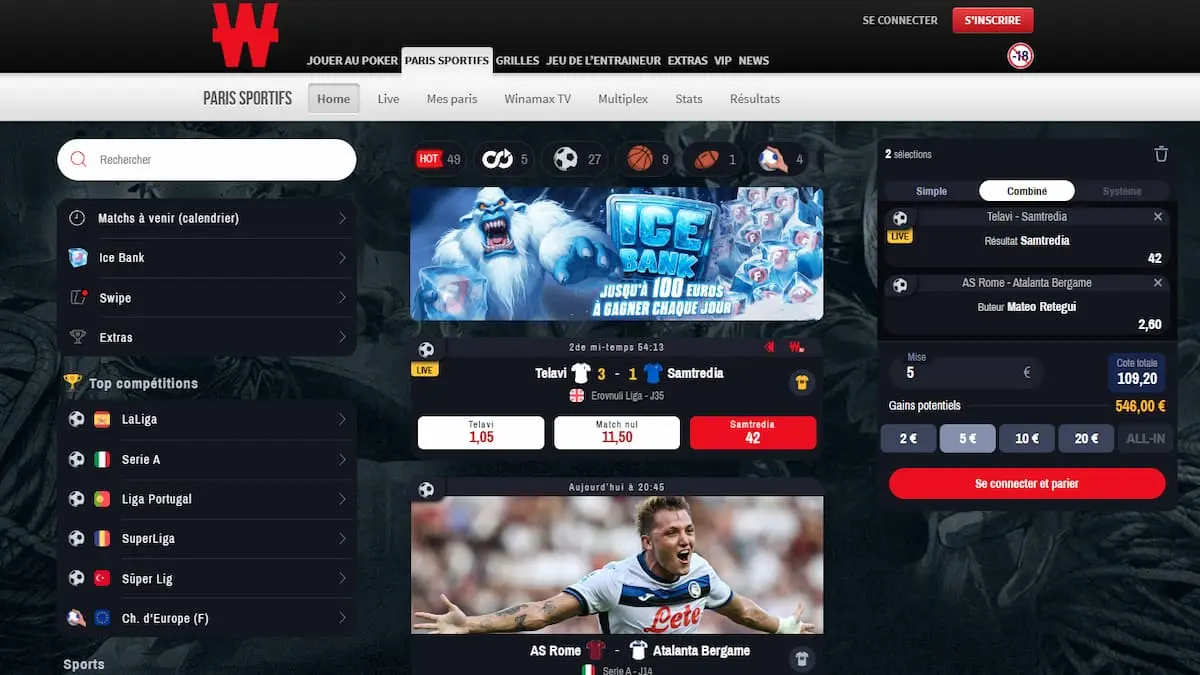 Comment parier sur Winamax ?
