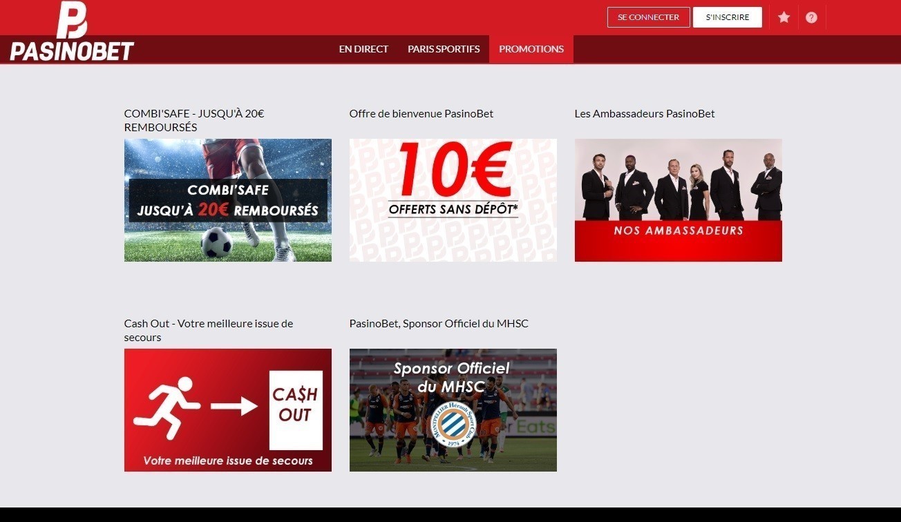 Avantages Pasinobet