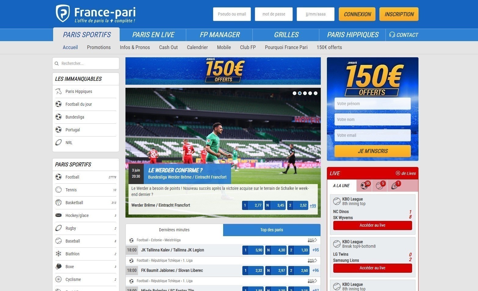 Site France Pari