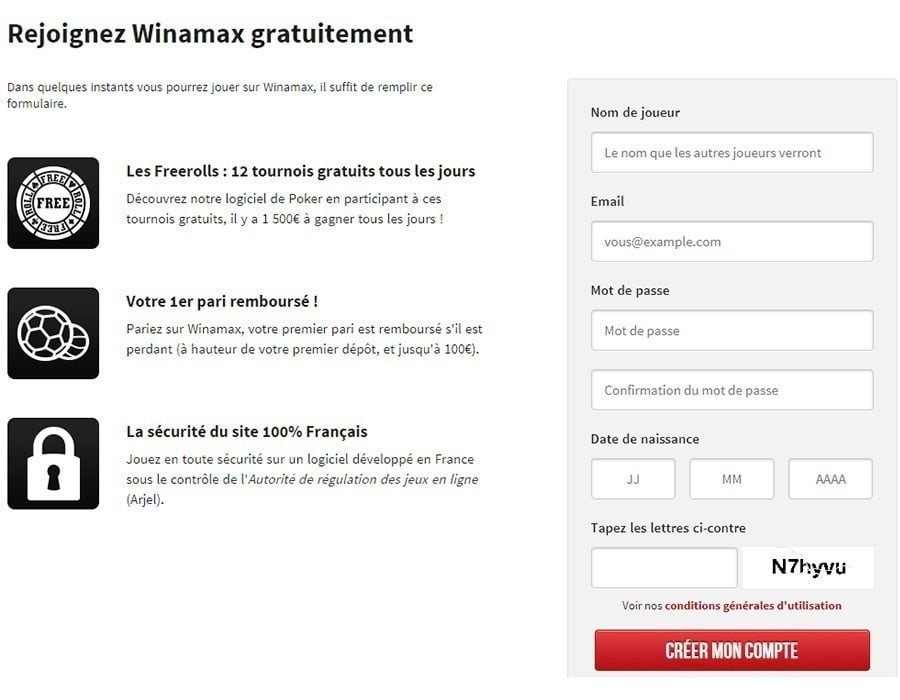 inscription winamax