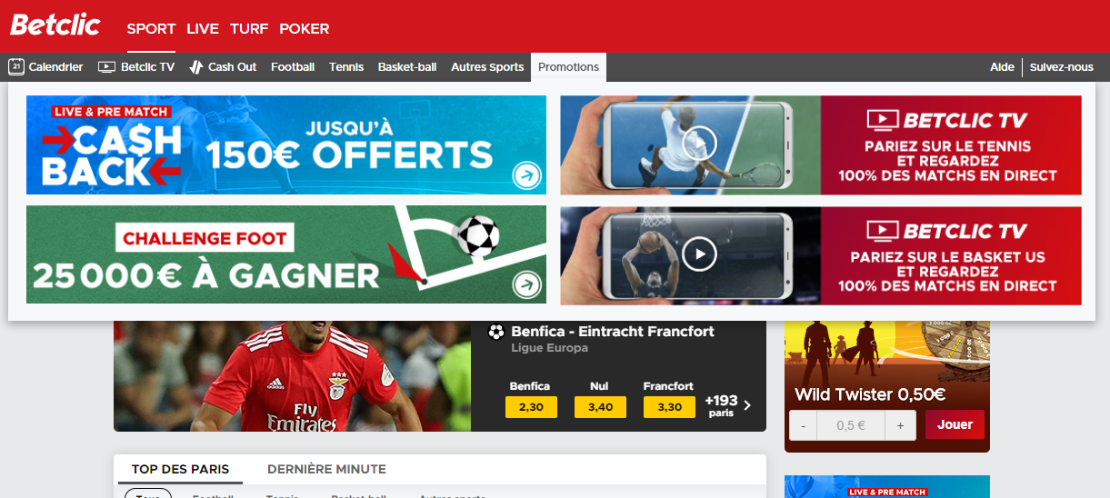 Promotions Betclic
