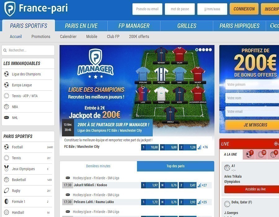 Site France Pari