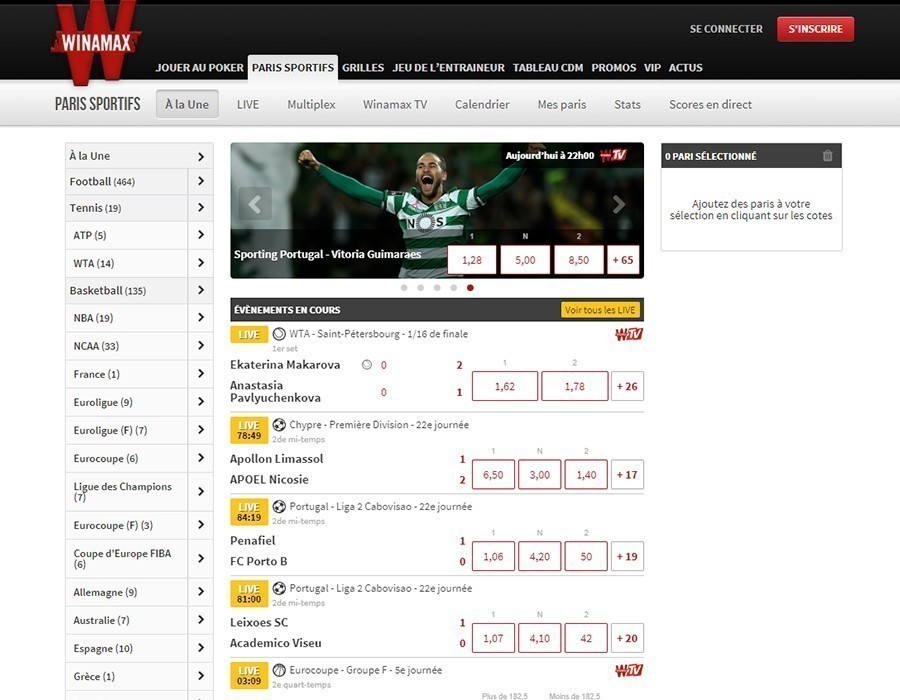 Winamax football