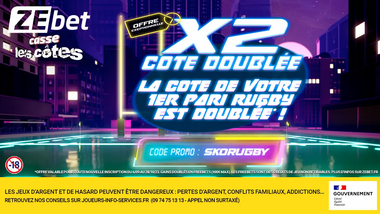 Promotion ZEbet - Cote doublée