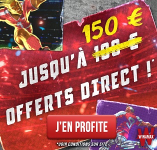 150€ offerts au lieu de 100 chez Winamax  !