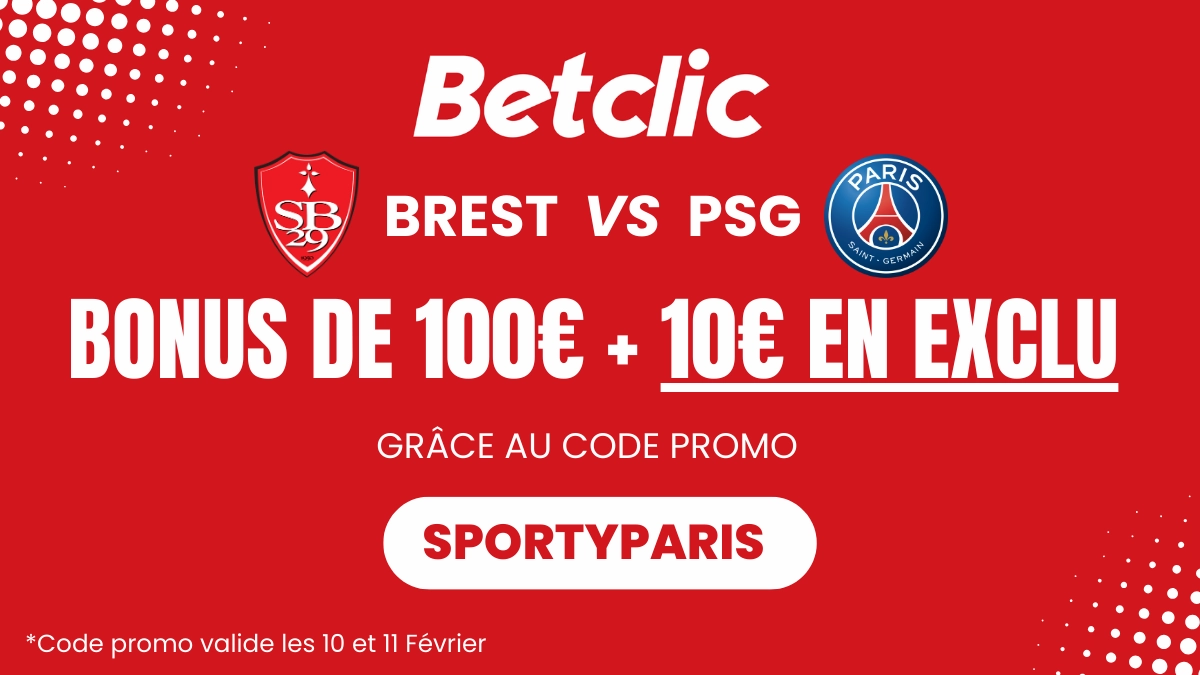 Betclic - Offre spéciale Brest-PSG