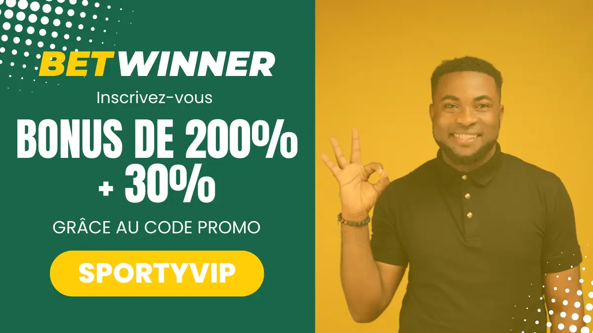 Bonus de bienvenue Betwinner Afrique