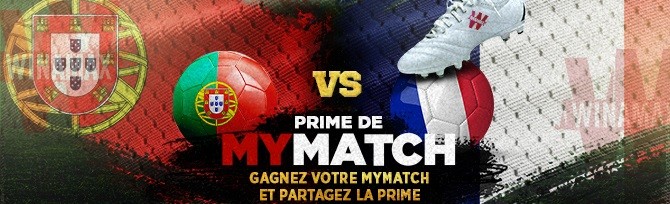 Promo Winamax Portugal France