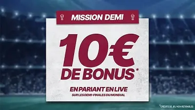 Mission Demi : 10€ de Freebets à remporter chez Partouche Sport !