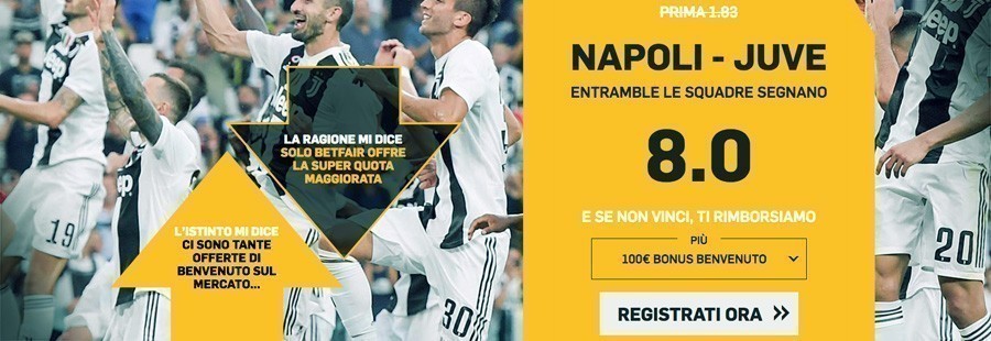 superquota napoli juve