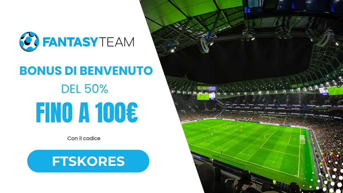 Fantasyteam - Bonus di Benvenuto Sport