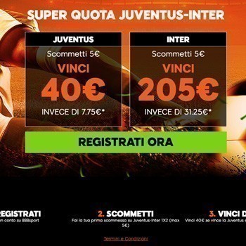 Juventus-Inter: ecco la promo che fa per te!