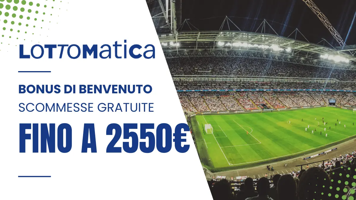 Lottomatica bonus benvenuto