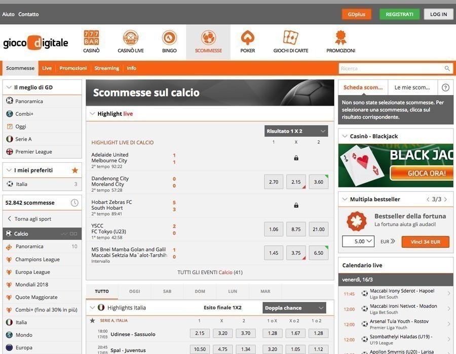 Gioco Digitale Calcio