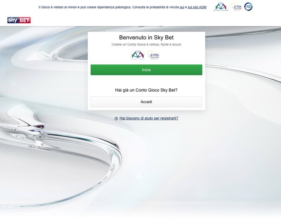 Skybet login