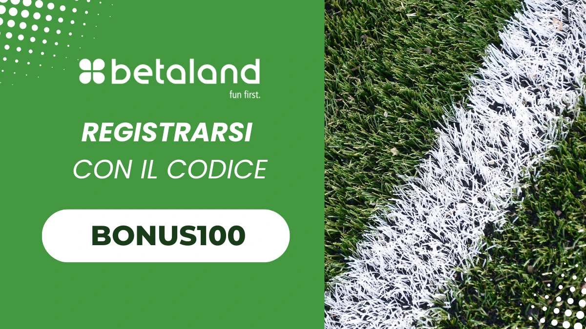 Betaland bonus benvenuto