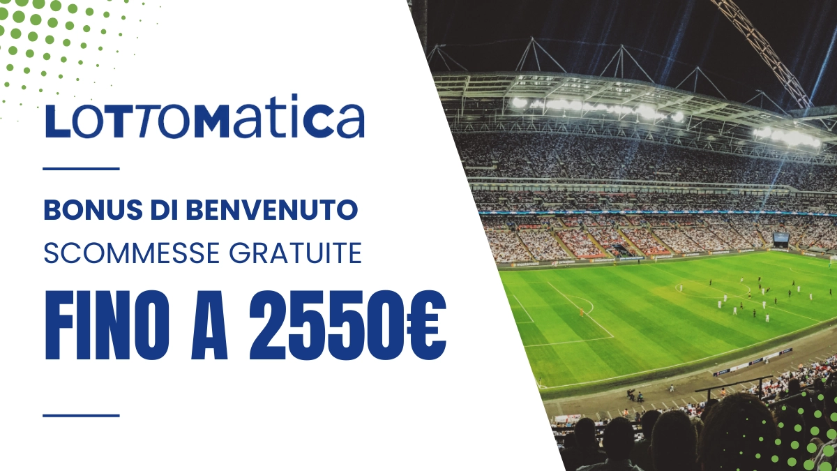 Lottomatica bonus benvenuto