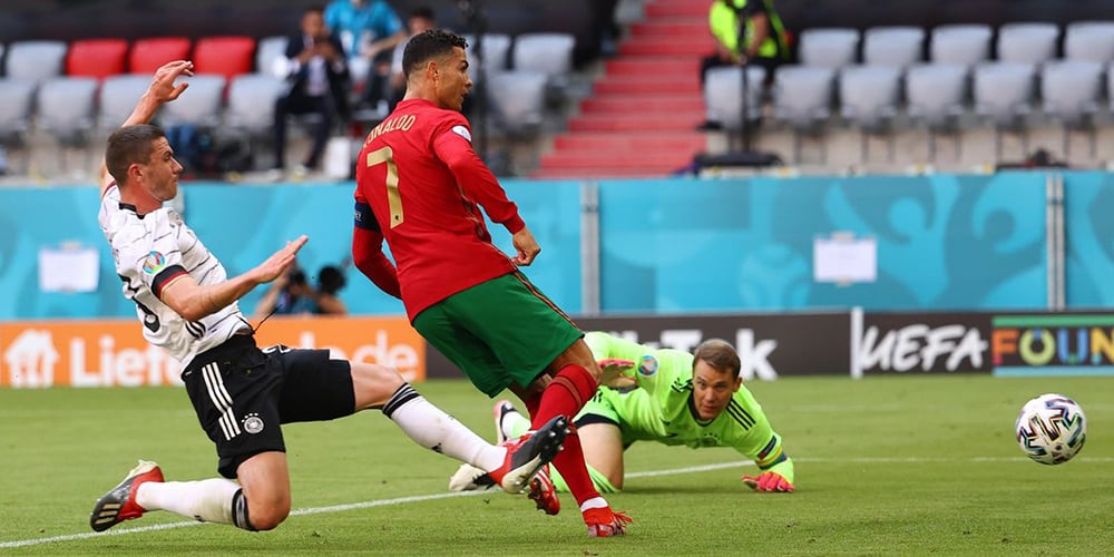 EK 2021 Portugal Frankrijk Ronaldo