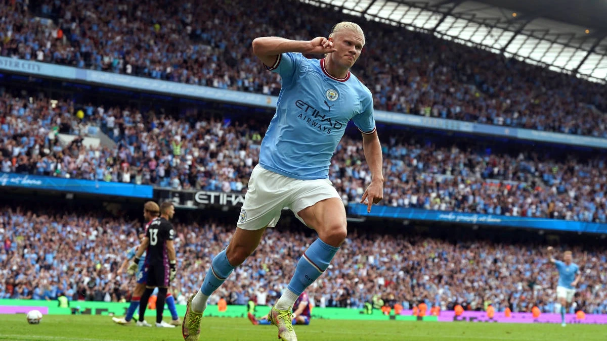 Manchester City - West Ham doelpuntenmaker: Erling Haaland