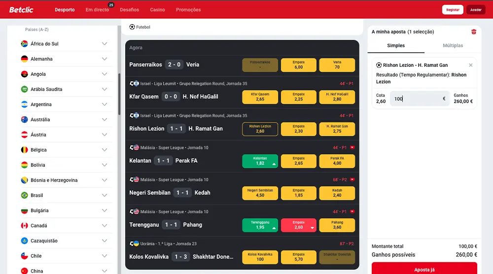 Betclic Apostas Online