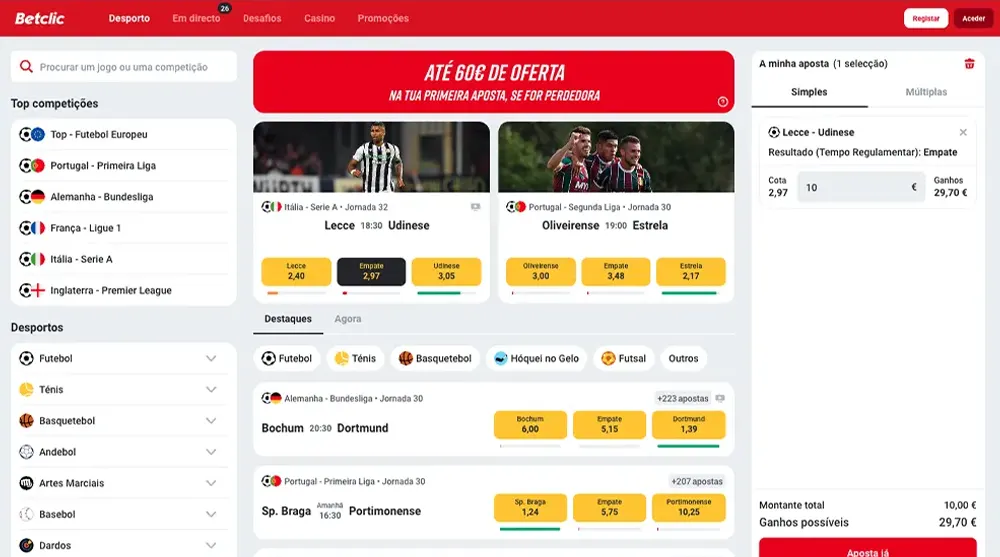 Betclic Apostas Online